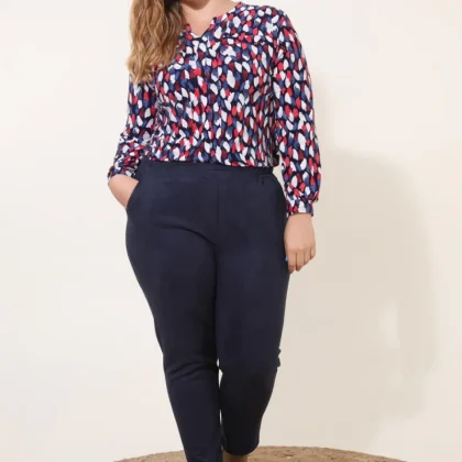 Pantalone a sigaretta Taglie Comode Curvy Size
